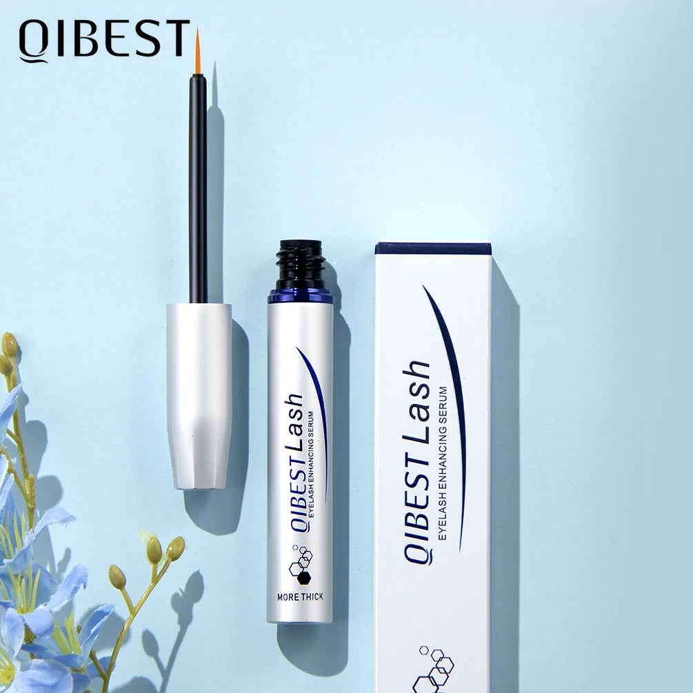 QIBEST Rapid Lash Eyelash Growth Serum Moisturizing Liquid Eyelashes Enhancer Lengthening Makeup Fuller Eye Lashes Cosmetics