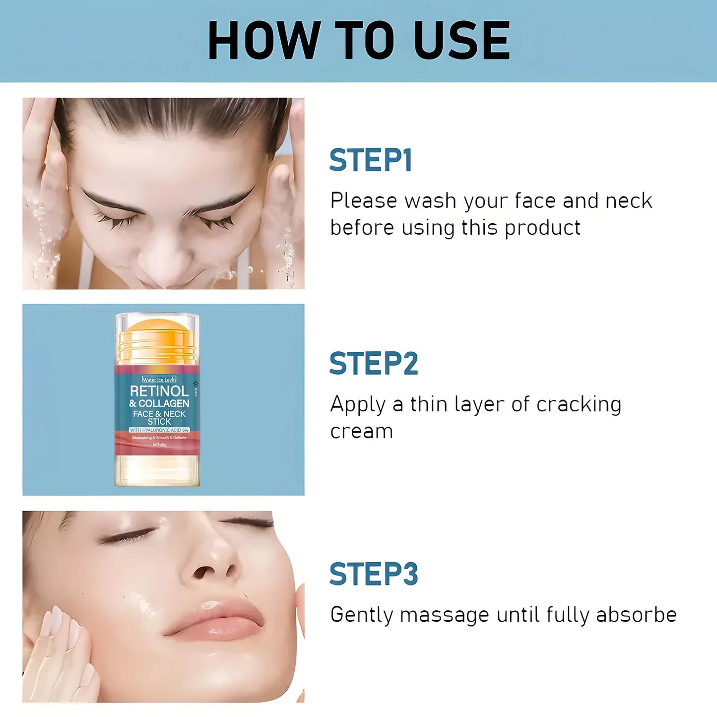 Retinol Lifting Firming Cream Stick Collagen Smooth wrinkles Face Cream For Moisturizer