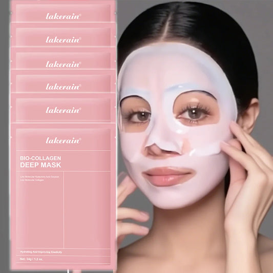 Bio-Collagen Real Deep Mask Supplement Collagen Hydrating Overnight Hydrogel Mask