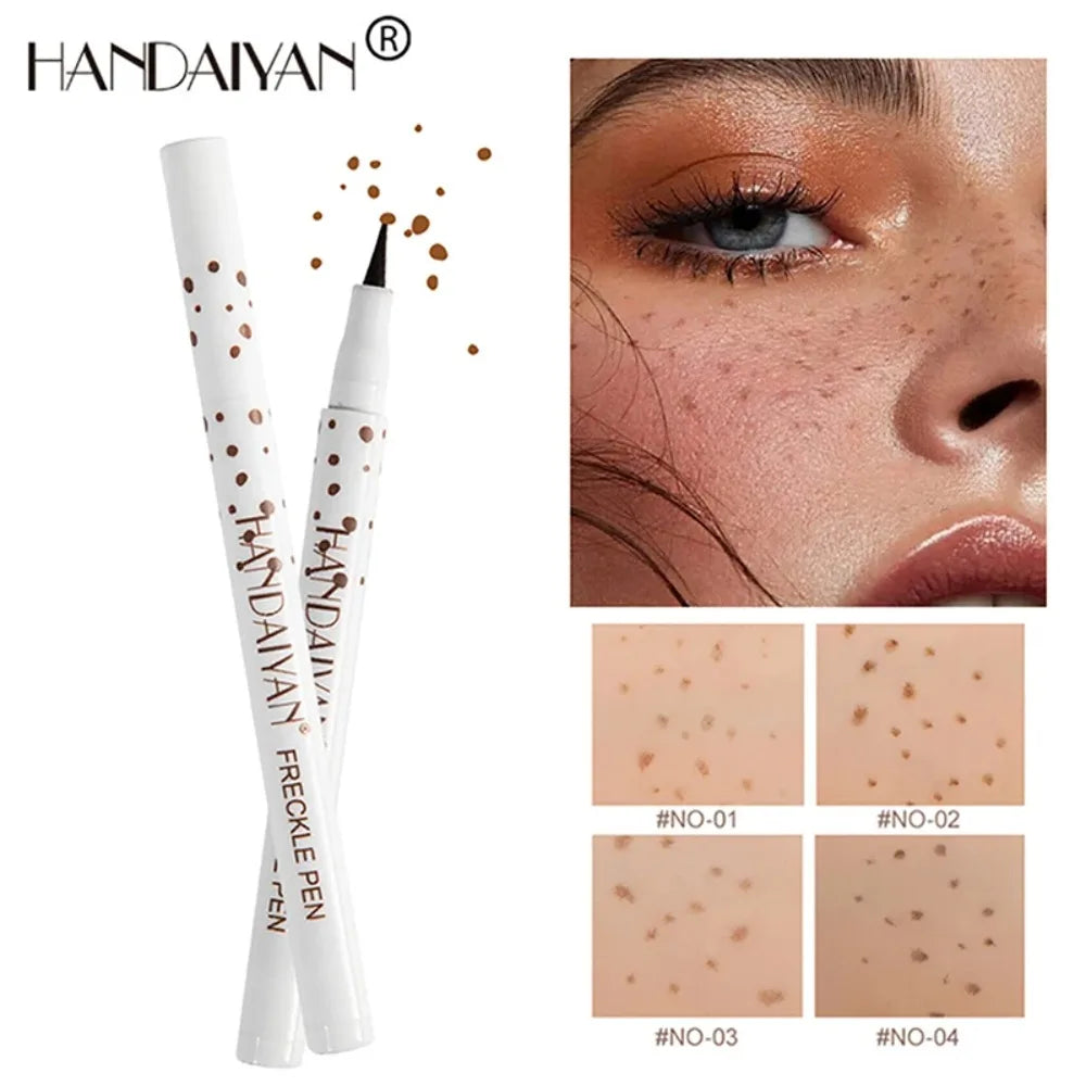 New Face Fake Freckles Pen Natural Waterproof Lifelike Fake Freckles Pen for Long Lasting Look Dot