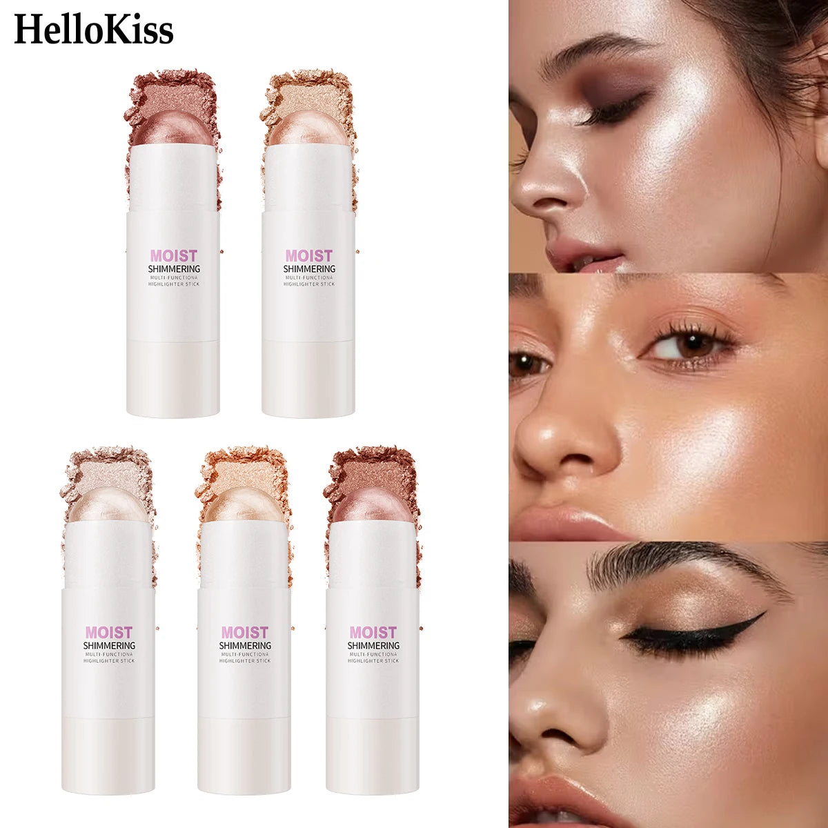 Natural Brightening Face Contour & Highlight Makeup, Medium Coverage, Buildable