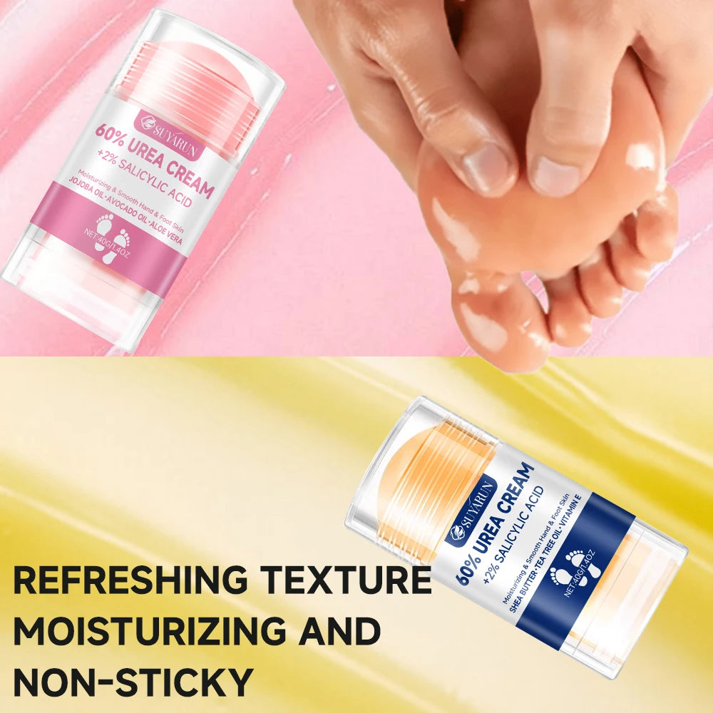 Urea Foot Cream Stick - Moisturizing & Exfoliating, Deep Hydration for Dry Feet