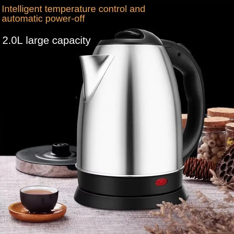 High-quality 2L Hot Water Kettle Stainless Steel Electric Teapot Electric Kettle Coffee Beverage Boiler Electric Water Heater