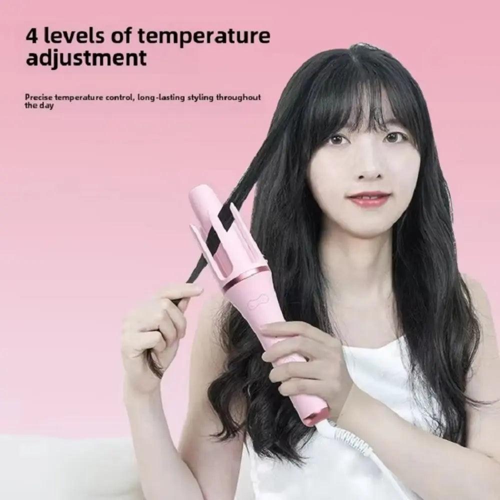 Anti-Scald Automatic Hair Curler 32MM Adjustable Gear Curling Iron Non Damaging Hair Rotating Hair Curling Machine Dormitory