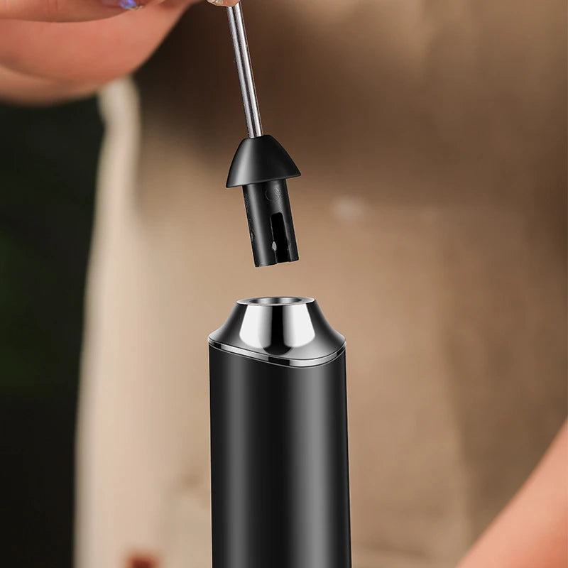 Mini Milk Frother For Coffee Mixer Handheld Egg Blender Electric Milk Foamer For Matcha Cappuccino Creamer Whisk Frothy Bubbler