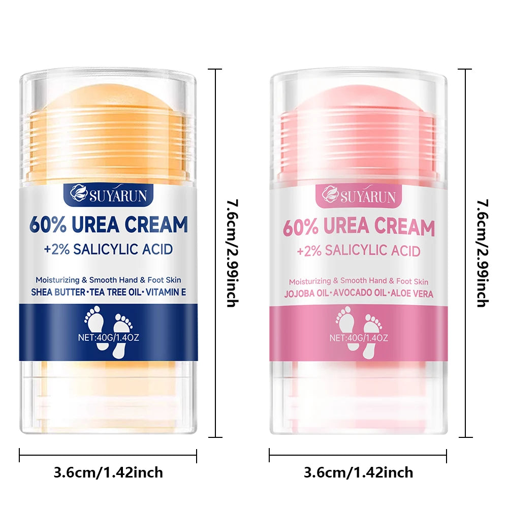 Urea Foot Cream Stick - Moisturizing & Exfoliating, Deep Hydration for Dry Feet