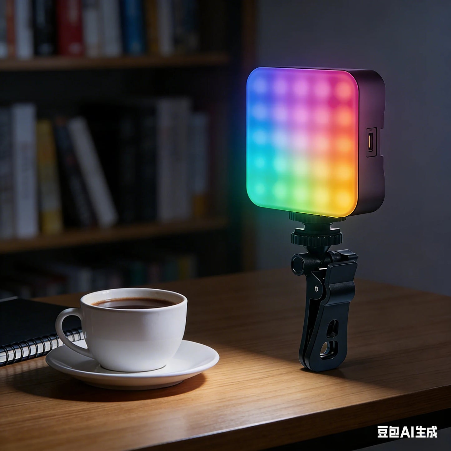 Pocket RGB Fill Light Portable LED Light Video Mini Fill Light For Camera Smartphone