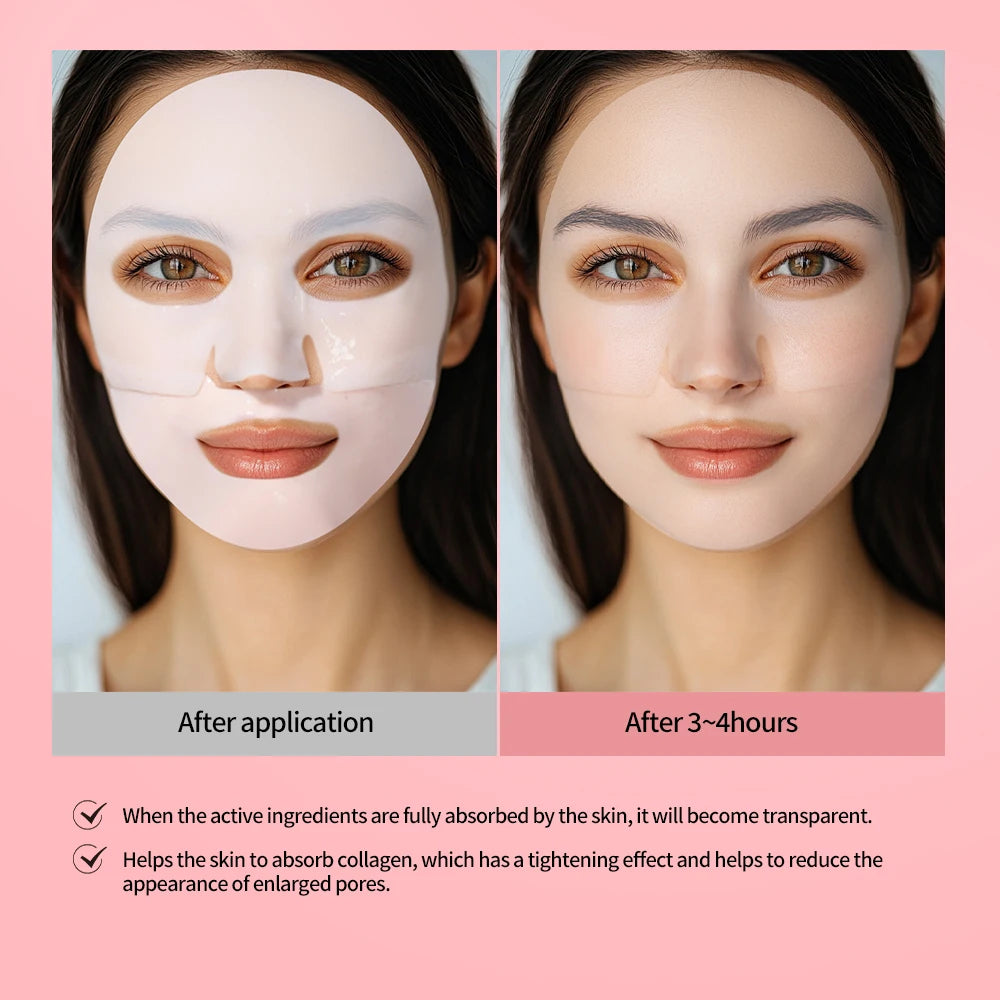 Bio-Collagen Real Deep Mask Supplement Collagen Hydrating Overnight Hydrogel Mask