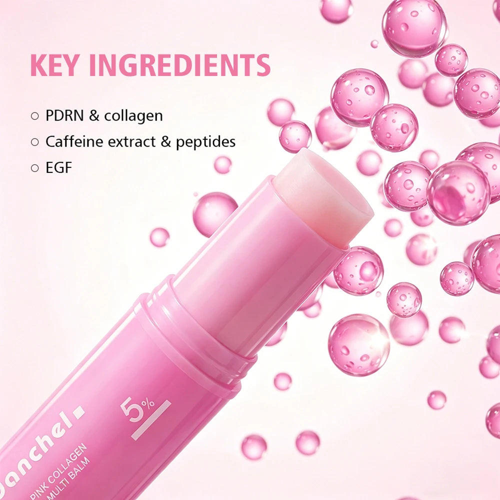 PDRN Pink Collagen Multi Volume Balm Stick Anti Aging Firming Anti Wrinkle